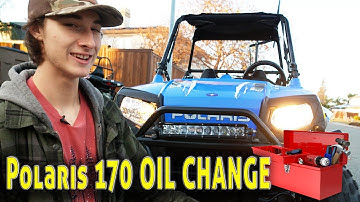 How To Change Oil For Polaris RZR 170 EFI Side-by-Side!