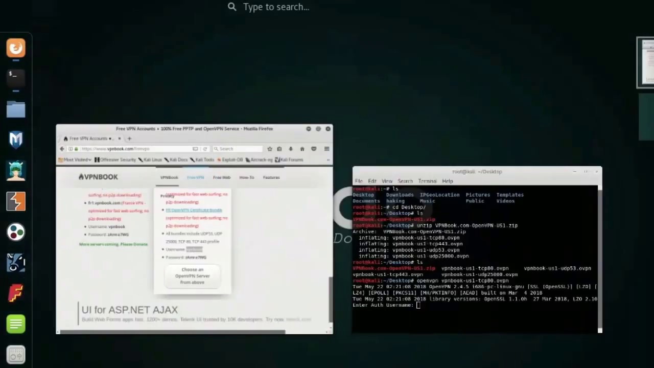 How To Install And Configure Free VPN On Kali Linux 100% OPN - YouTube