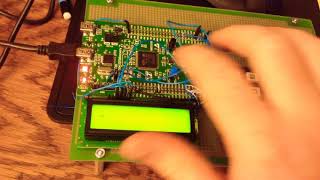 STM32F3Discovery, Keypad, Hitachi LCD Display