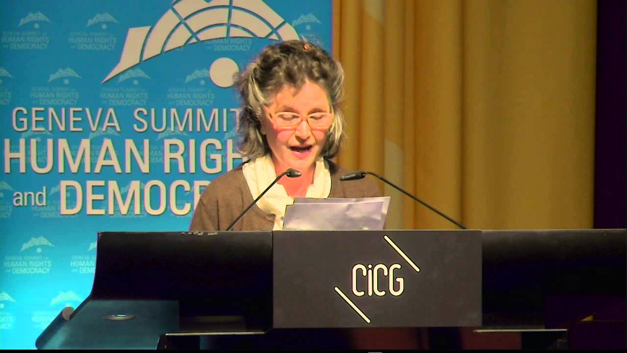 2014 Geneva Summit : Julietta Lopez, Aunt of Venezuelan Activist Leopoldo Lopez neuero ship unloader