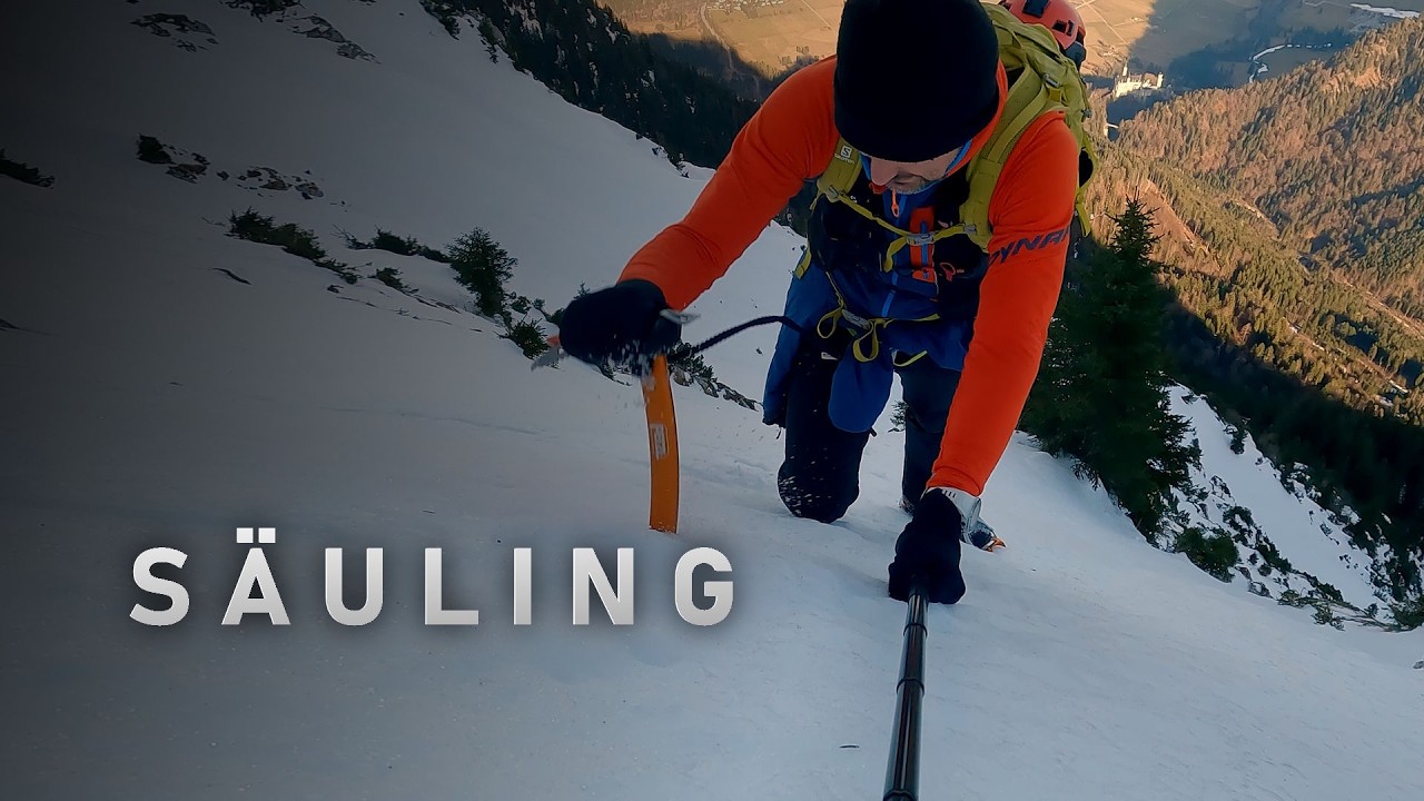 Säuling Winterbesteigung - Überschreitung von Norden nach Süden und um den Pilgerschrofen herum