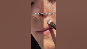 How to cover up a pimple! #pimple #makeuphacks #ipsy