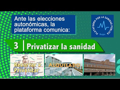 La progresiva privatización de la sanidad en Castilla y León