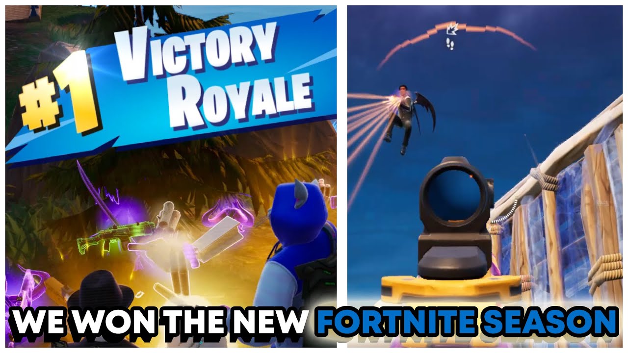 WE WON THE NEW FORTNITE SEASON - YouTube