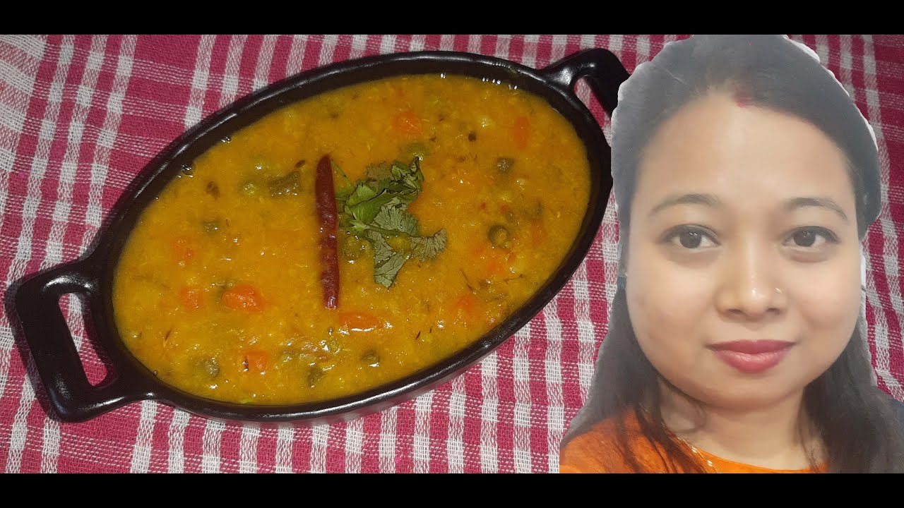 Mixed Vegetable Dal Recipe How to make Mix Vegetable Dal YouTube