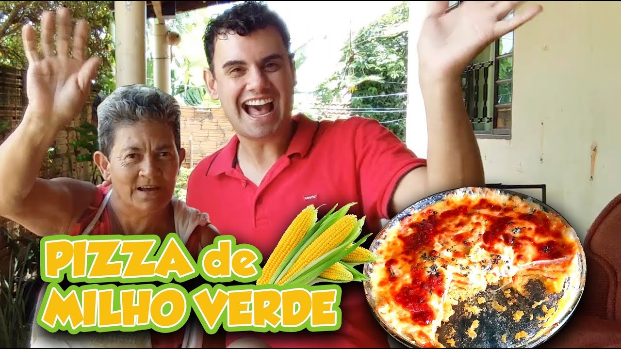 PIZZA DE MILHO VERDE DA MÃE - Fubá online