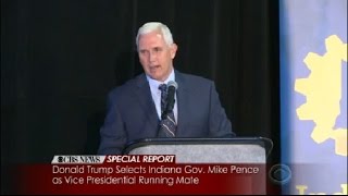 Trump To Pick Pence