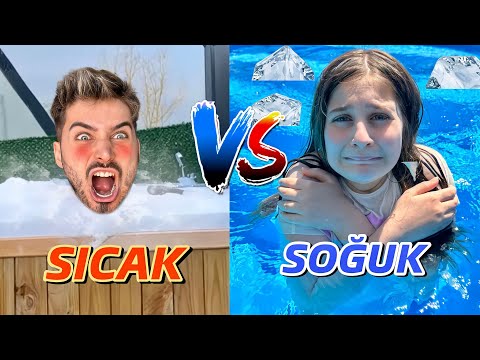 SICAK VS SOĞUK HAVUZDAN SON ÇIKAN KAZANIR ?! 🔥❄️