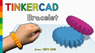 95) Flex Bracelet with Tinkercad + 3D printing  | 3D modeling how to make
