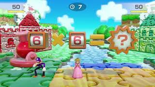 Super Mario Party | Diddy Kong & Koopa Troopa vs Waluigi & Peach #669 Turns 10 (Player 1)