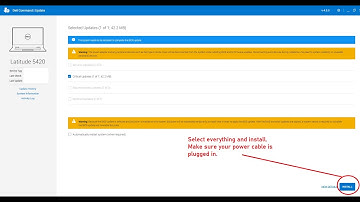 Dell Command Update: Easily update BIOS and Drivers to latest versions