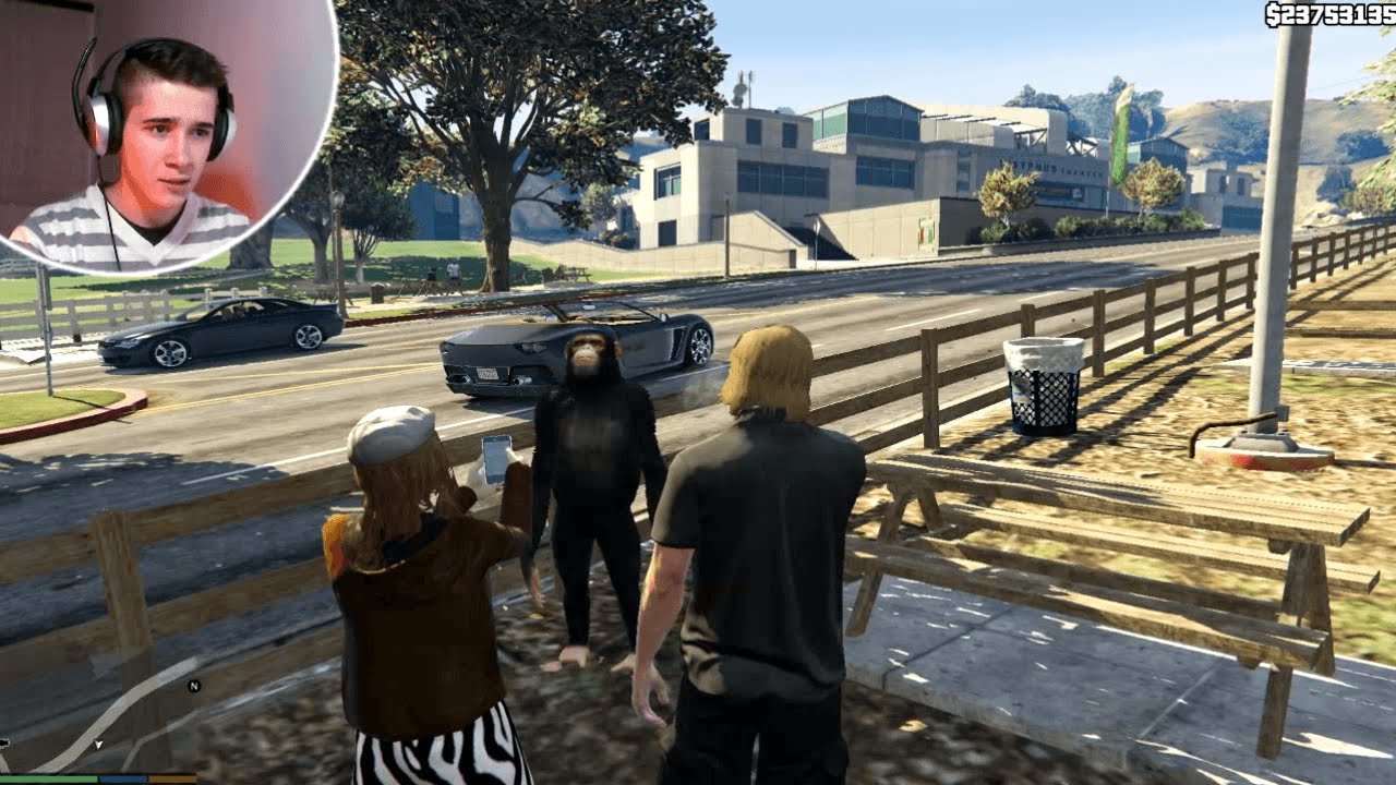 ČIMPANZA FOR D' VIN - GTA 5 izazov značenje