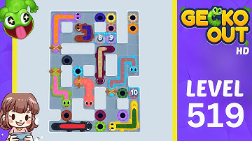 Gecko Out Level 519 Solution Walkthrough