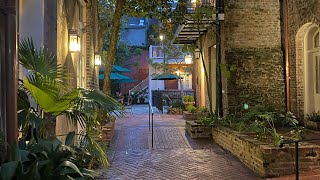 200 Year Old Hotel in the French Quarter, New Orleans (French Market Inn)