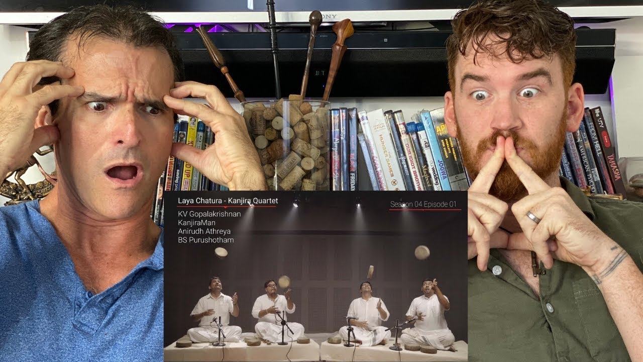 РЕАКЦИЯ Kanjira Quartet!! - Indian Percussion - MadRasana Unplugged