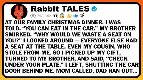At Our Family Christmas Dinner, I Was Told, “You Can Eat In The Car.” My Brother Smirked, “Why Would