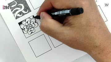 300 zentangle patterns part 15 || zentangle patterns with names || zentangle with me