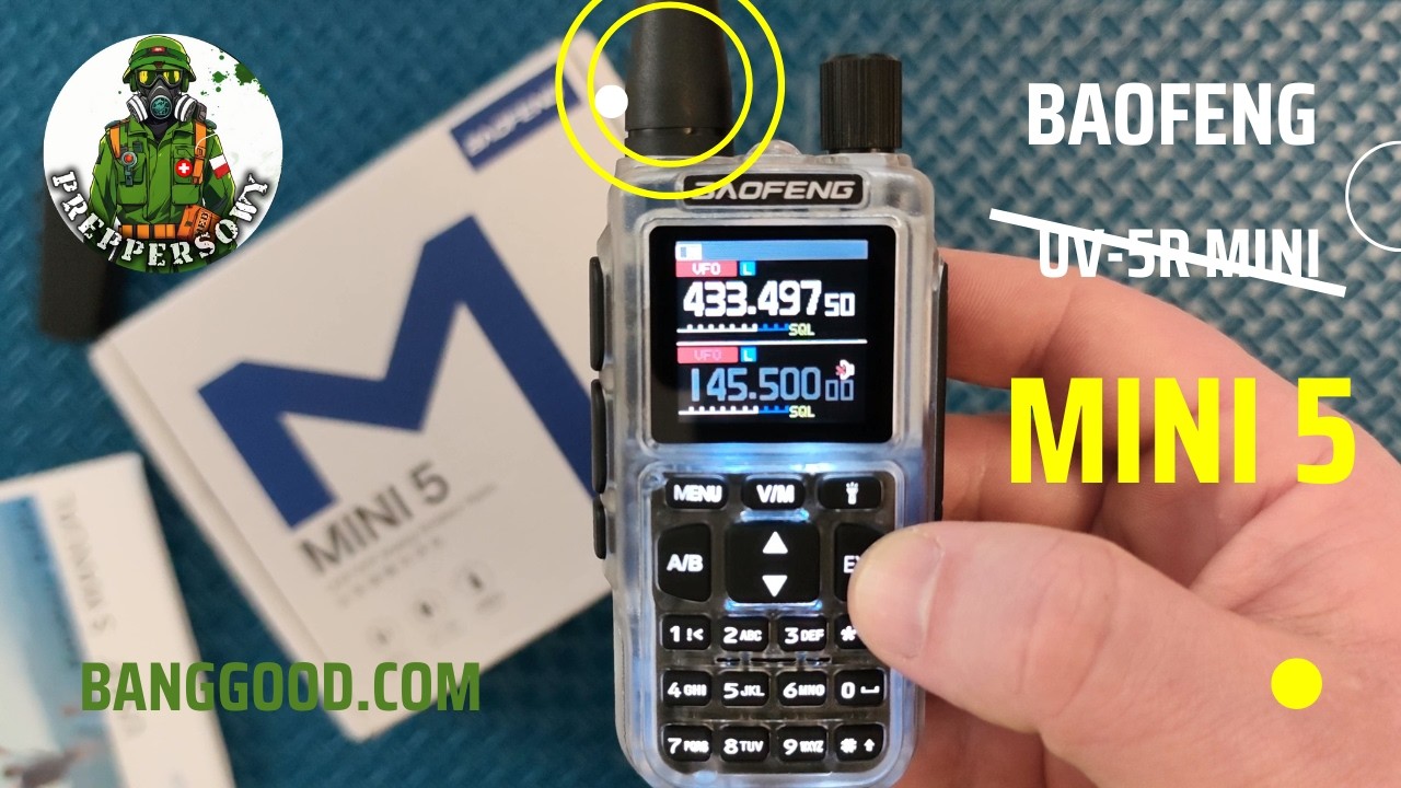 Baofeng MINI 5 - to wcale nie to samo co UV-5R MINI! Co sądzę o Baofengach.