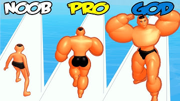 NOOB vs PRO vs HACKER in Muscle Hustle