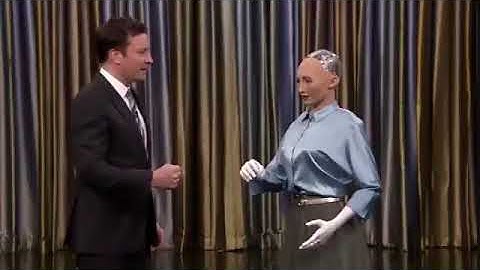 Sophia the Robot | The Tonight Show Starring Jimmy Fallon | Artificial Intelligence | AI Robot
