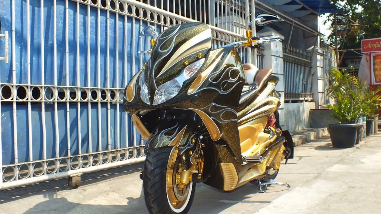 MODIFIKASI MATIC KECE HONDA PCX GAUL ABIS YouTube