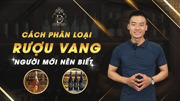 Cách Phân Loại Rượu Vang Chi Tiết Như Một Chuyên Gia