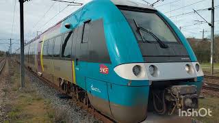Spot Trains en gare de la Possonniere (49) . Le 15/02/24 . Bonne vidéo à tous 😉🙂 .