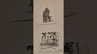 Виставка військових замальовок Сашка Ком’яхова «На згадку про нас» на Книжковому Арсеналі 2024(1)