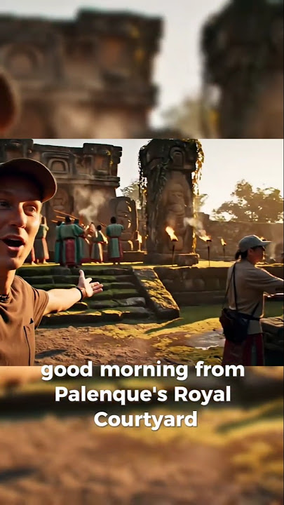 🤯 Unveiling Palenque's Lost Glory: AI Reveals Maya's Hidden Past! 🤫 #ancientsecrets #palenque