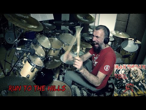 Iron Maiden - Run to the Hills  - Clive Burr Drum Cover by EDO SALA
