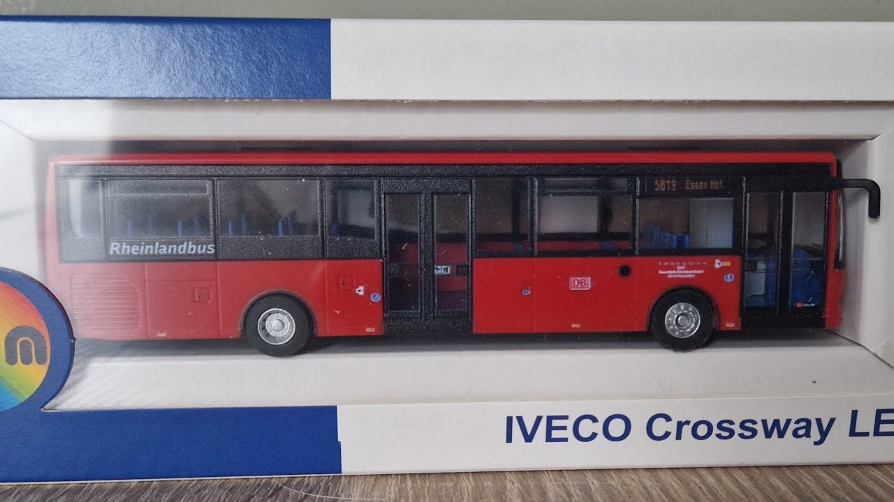 Anboxing  Iveco Crossway LE  DB rheinlandbus Düsseldorf Ksm Modelle  Modell bus