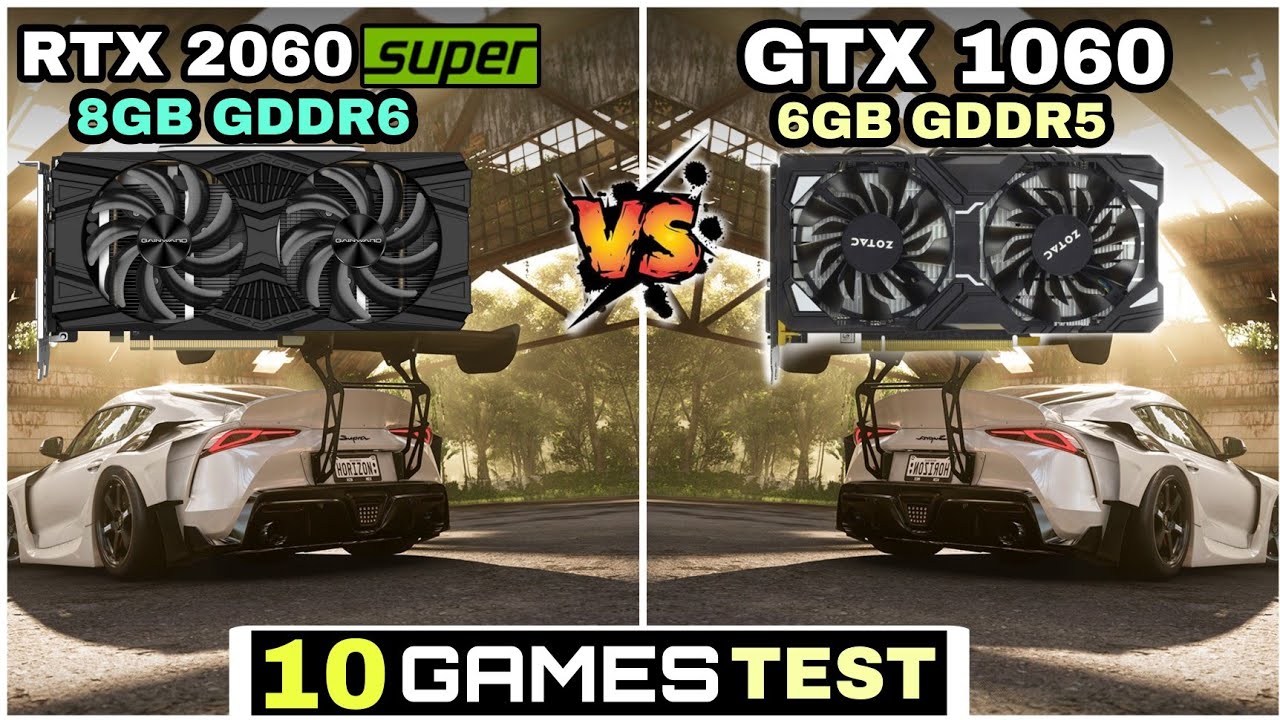 RTX 2060 SUPER (8GB) vs GTX 1060 (6GB) | 10 Games Test | How Much  Difference ? - YouTube