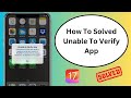 How to Fix Unable to Verify App iOS 17 | Scarlet | 2023