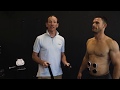 Compex on abs using compex strap  alvin cooney