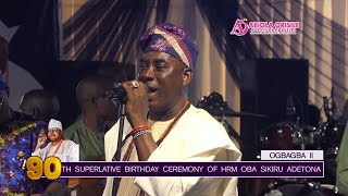 K1 De Ultimate Grand Performance at Oba Sikiru Adetona Awujale 90TH birthday ceremony.