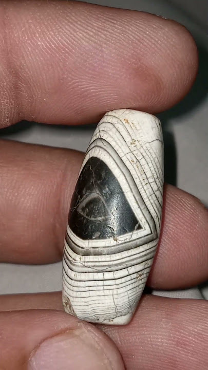 Amazing ancient eye structure graved bead #antique #shorts #art #collectibles #vintage #trending