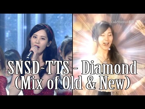 SNSD-TTS - Diamond (Mix of Old & New) - YouTube