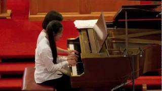 J.S. Bach  Joke Suite No. 2  Badinerie (piano duet)