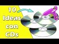 10 Ideas hechas con CDs || Manualidades Recicladas || Ecobrisa
