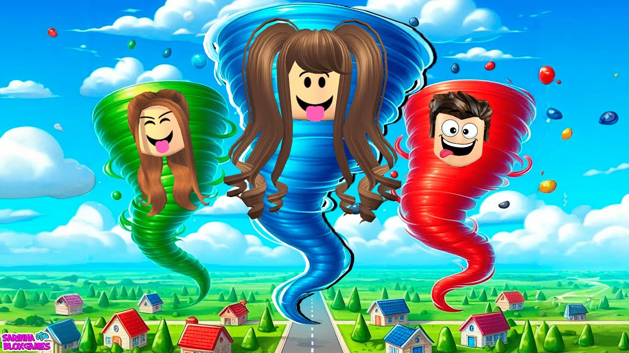 VIRAMOS TORNADOS MEGA DESTRUIDORES NO ROBLOX!! 🌪️🌪️🌪️