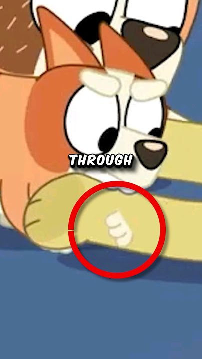 FUNNY Mistakes in BLUEY That You MISSED #shorts #bluey