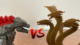 Mechagodzilla vs King Ghidorah Stop Motion