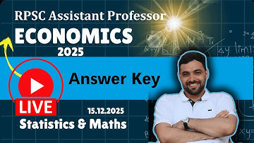 𝐀𝐧𝐬𝐰𝐞𝐫 𝐊𝐞𝐲 𝐄𝐜𝐨𝐧𝐨𝐦𝐢𝐜𝐬 | 𝐑𝐏𝐒𝐂 𝐀𝐬𝐬𝐭 𝐏𝐫𝐨𝐟 𝟐𝟎𝟐𝟓 | 𝐒𝐭𝐚𝐭𝐢𝐬𝐭𝐢𝐜𝐬 & 𝐌𝐚𝐭𝐡𝐬