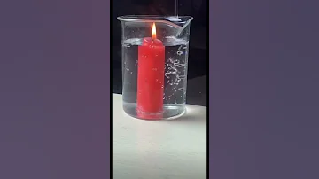 الشمع داخل الماء 