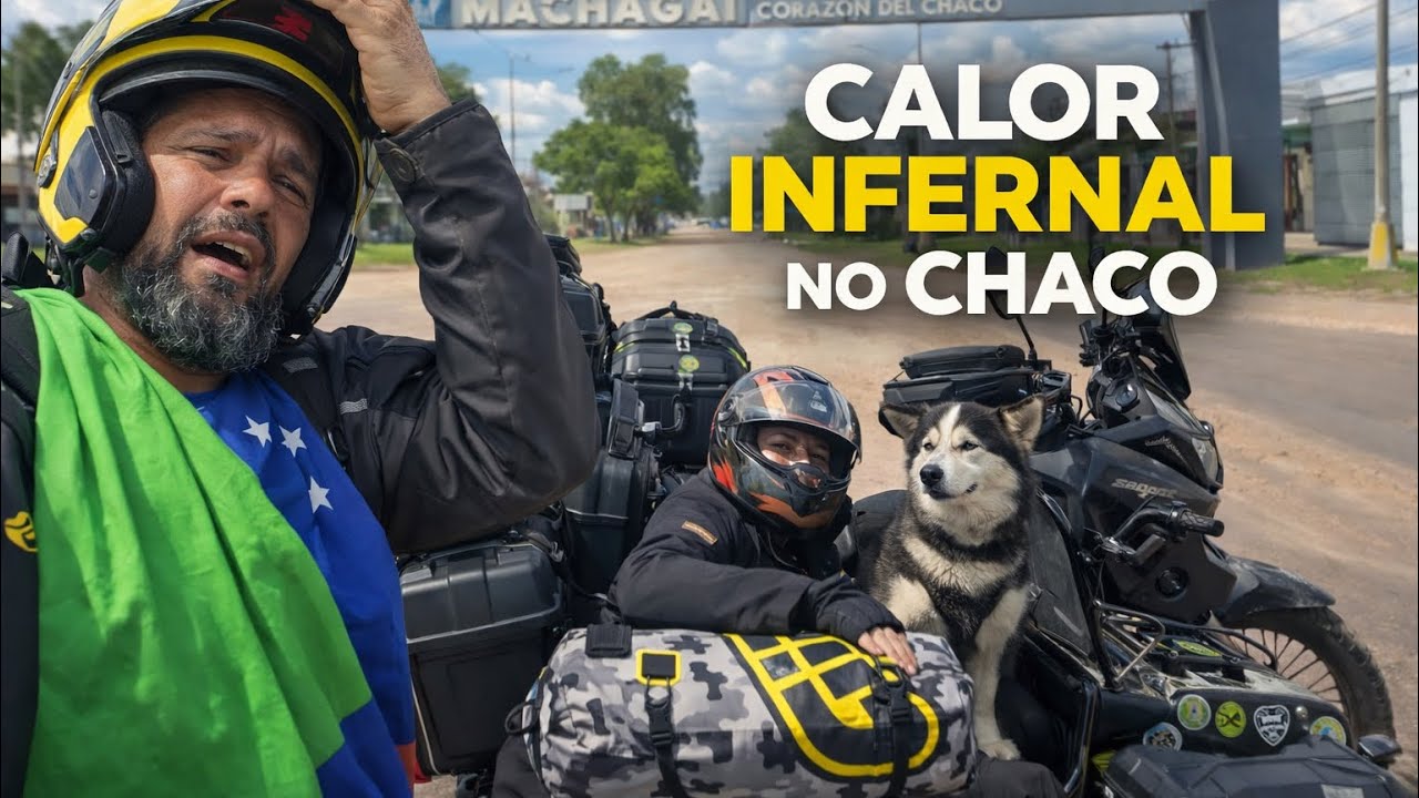 PEGAMOS OS PIOR TRECHO DO CHACO ARGENTINO| Moto, Sidecar e Estrada - T2EP5