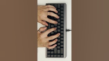 [ASMR] The New TOFU65 2.0! Sound Test (Adelie Linear Lubed + Holee Mod + Tempest Mod) #shorts