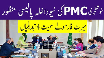 Breaking News PMC Latest Notification National MDCAT 2021 Merit Formula PMC MDCAT 2021 latest News