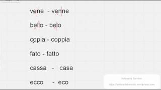 Le Doppie In Italiano Youtube