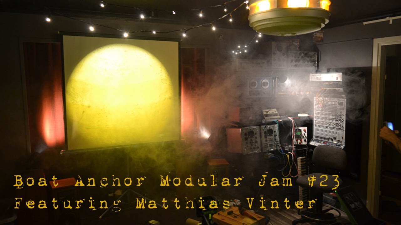 Boat Anchor Modular Jam #23 - Making music with vintage test equipment - Featuring Matthias Vinter