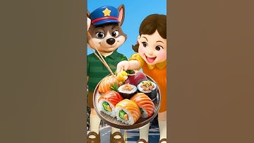 Squid Game AI vs Paw Patrol 🍣 Salmon Sushi Feast ASMR #squidgame #asmr #squidgame2 #ai